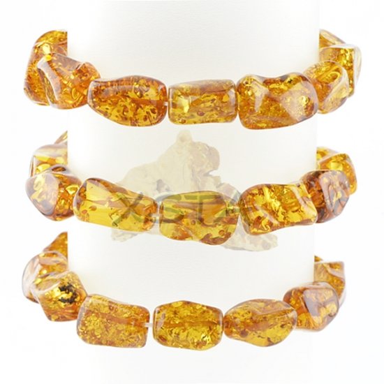  Cognac amber bracelet beads
